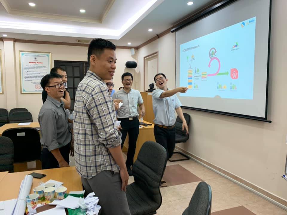 Hoàn tất khóa đào tạo MASTERING AGILE PROJECT MANAGEMENT cho công ty PECC3 - Nov 2019