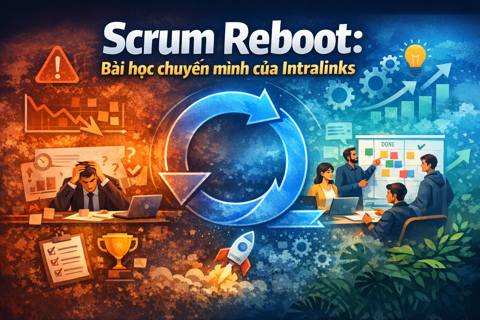 🚀 Scrum Reboot: Bài học chuyển mình của Intralinks